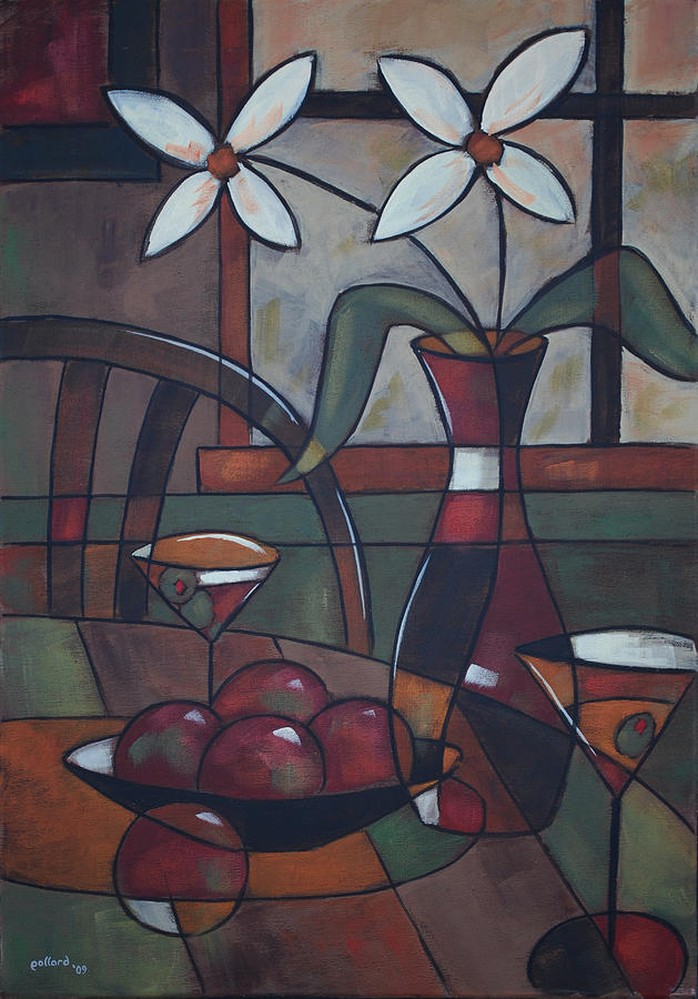 Flower Painting - Table 42 by Glenn Pollard