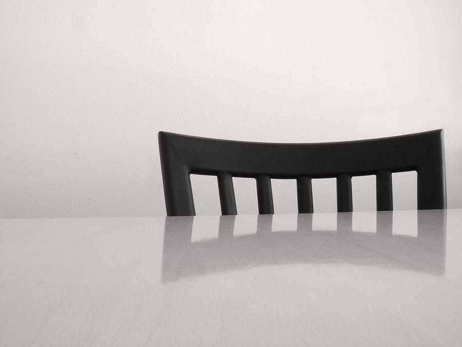 Abstract Photograph - Table and Chair by Don Spenner