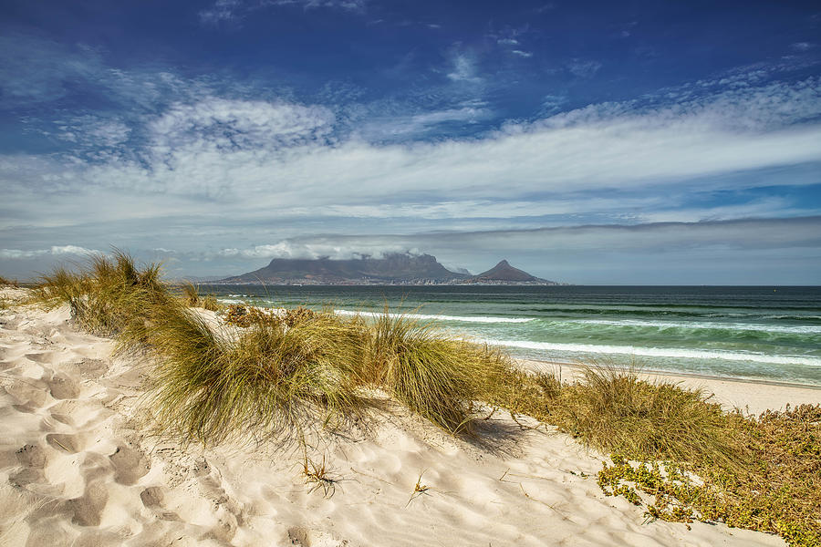 Table Bay View, Bloubergstrand, Cape Town, South Africa Photograph by Achim Thomae