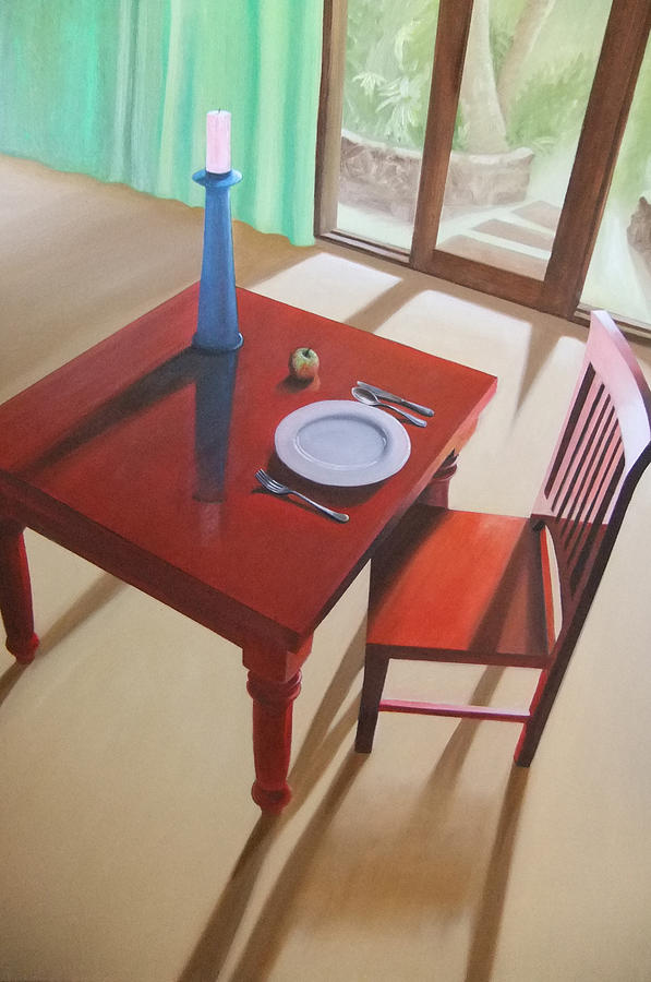 Table For One Painting by Clive Holden