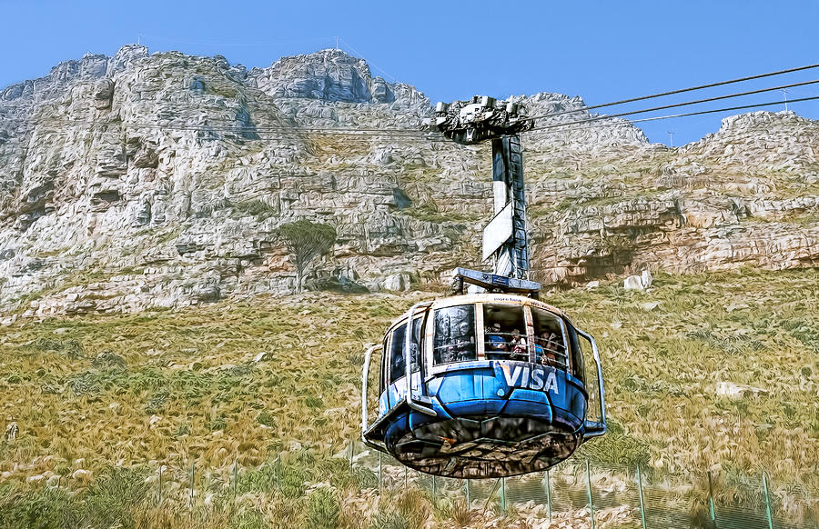 Table Mountain Cable Car Photograph by Maria Coulson