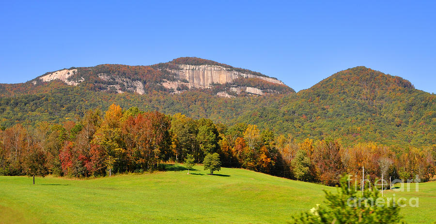 Table Rock in Autumn Photograph by Lydia Holly