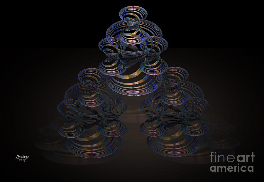 Ring Digital Art - Table Top design by Melissa Messick