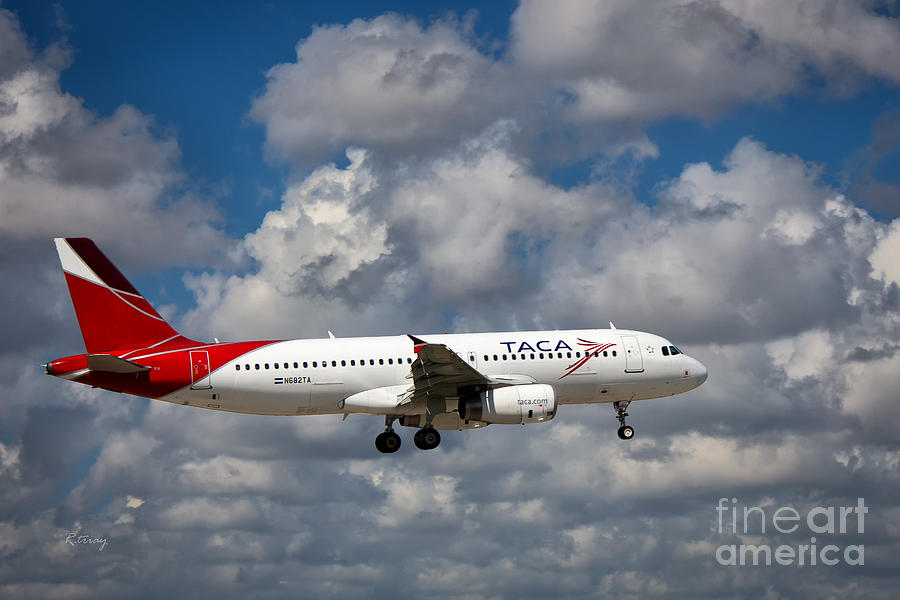 Taca Airlines A-320  Photograph by Rene Triay FineArt Photos