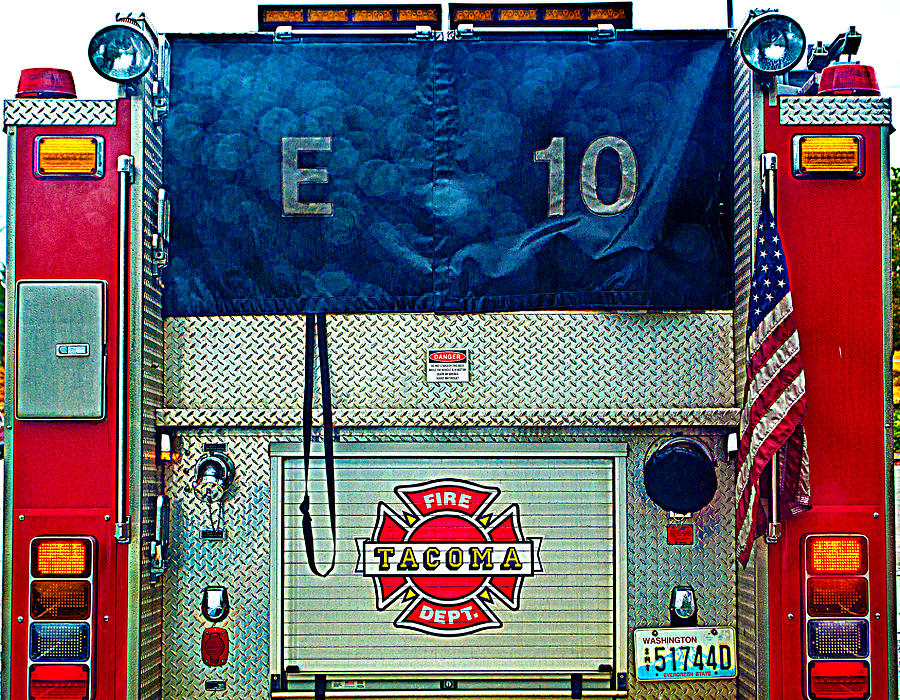 Tacoma Fire Dept. Photograph by Tikvahs Hope
