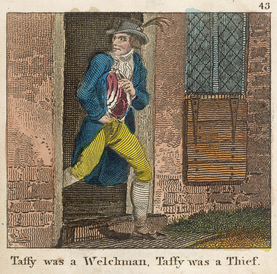 Taffy Drawing - Taffy Was A Welshman, Taffy by Mary Evans Picture Library Taffy Drawing - Taffy Was A Welshman, Taffy by Mary Evans Picture Library