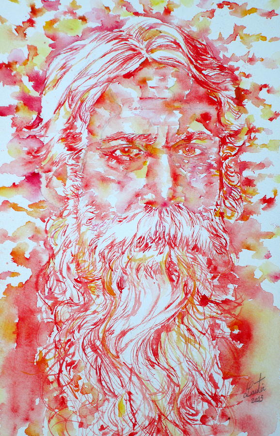 Tagore Painting by Fabrizio Cassetta
