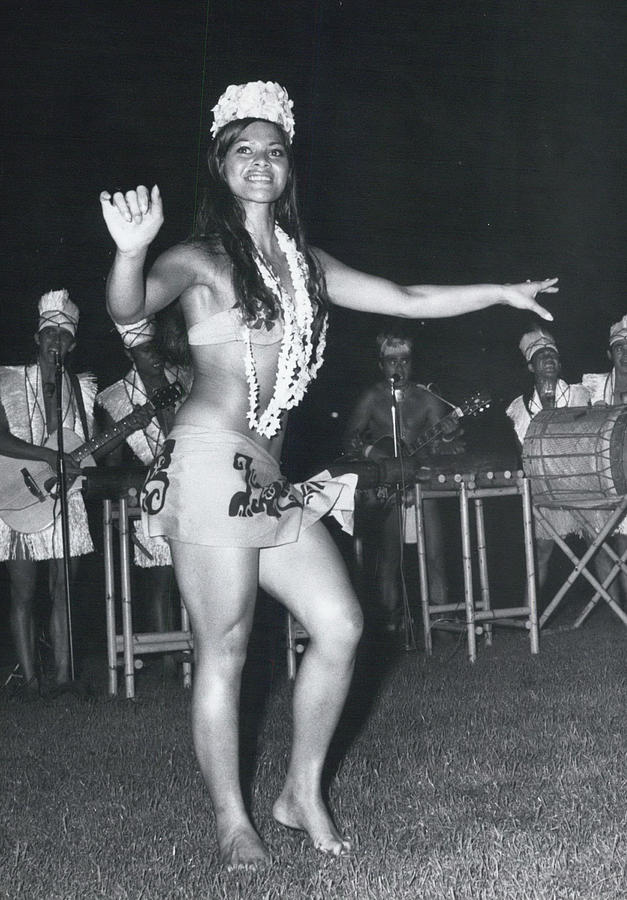 Tahiti Dancers In Tokyo For French National Fete Photograph by Retro Images Archive