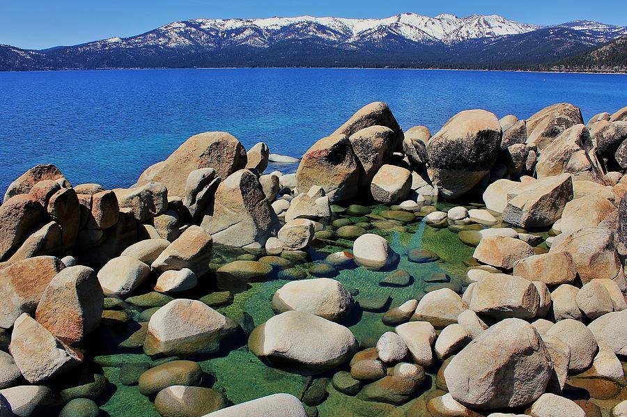 Tahoe Boulders Photograph by Benjamin Yeager