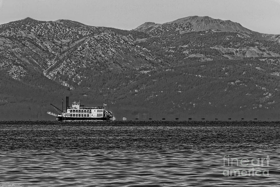 Tahoe Queen Black and White Photograph by Mitch Shindelbower