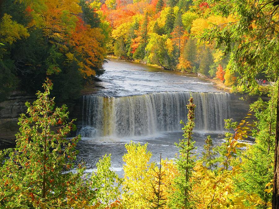 Tahquamenon Falls in October Photograph by Keith Stokes