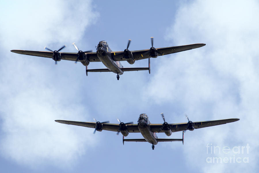 Avro Photograph - Tail Chase  by Airpower Art