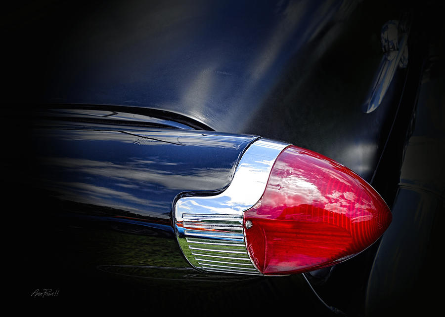 Tail Light Classic Car Photograph by Ann Powell