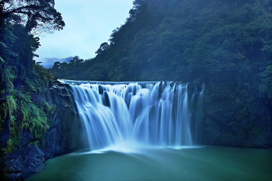 Taiwan Shifen Waterfall Photograph by Seng Chye Teo