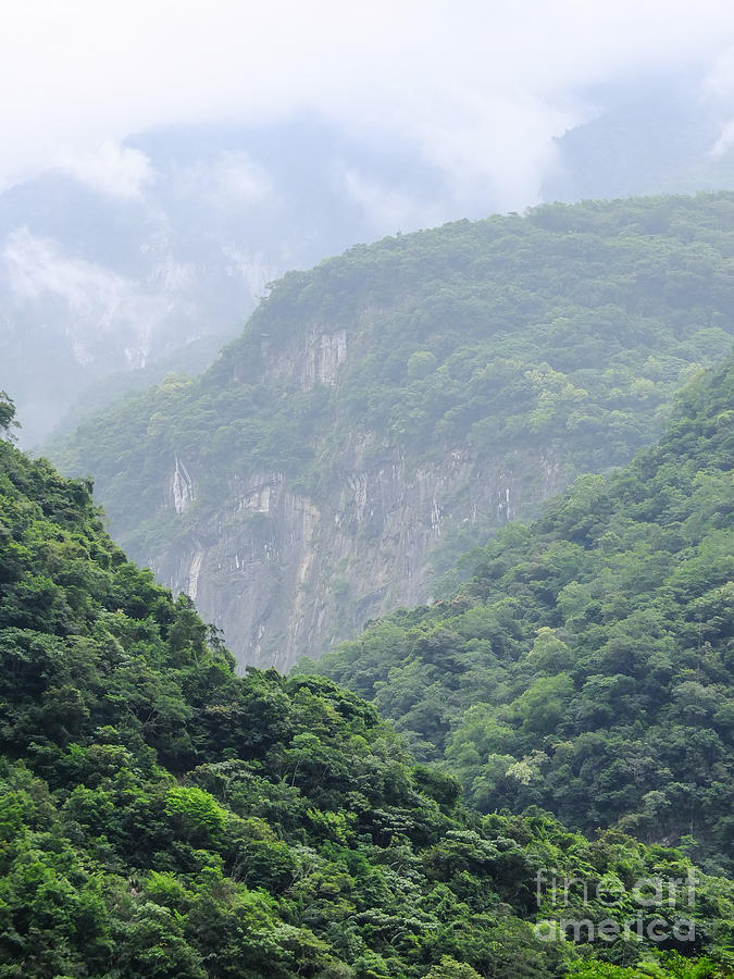 Taiwan Tropical Mountainscape Photograph
