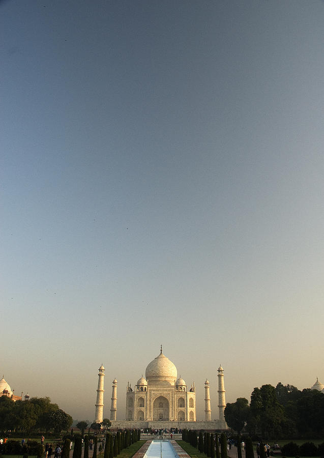 Taj And Morning Sky Photograph by Rajiv Chopra