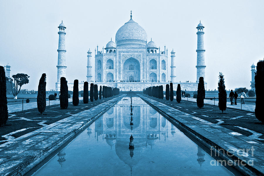 Taj mahal - Agra - India Photograph by Luciano Mortula