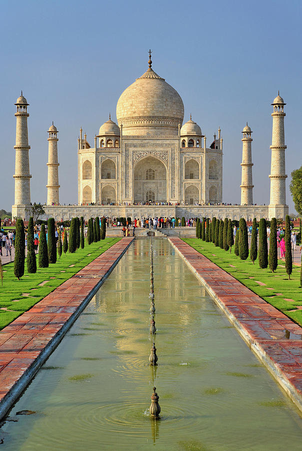Adam Jones Photograph - Taj Mahal, A Mausoleum Located In Agra by Adam Jones