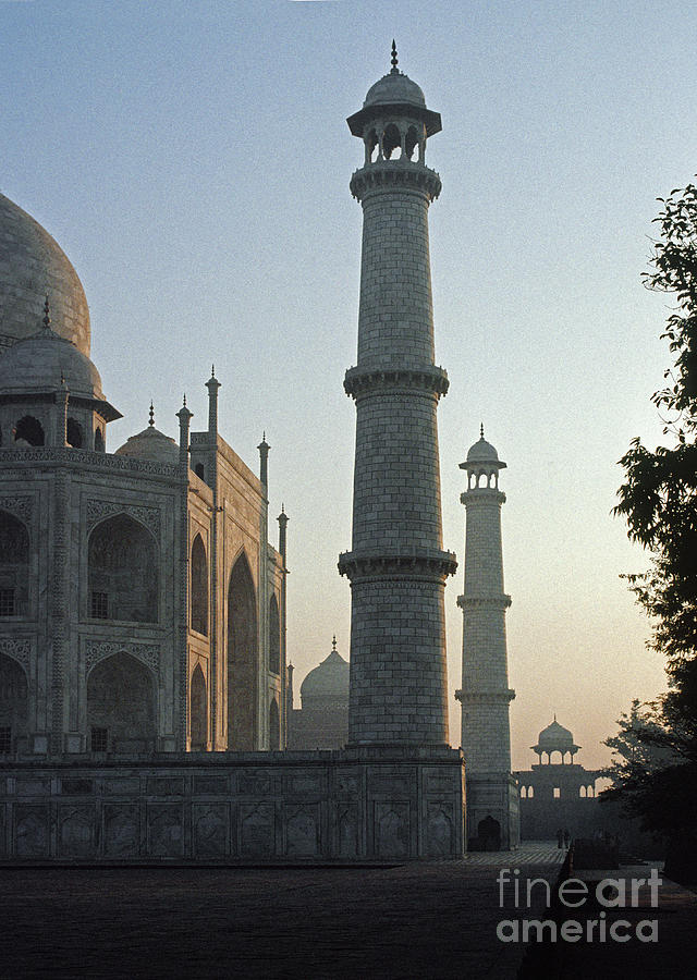 Taj Mahal Detail Agra Photograph by Craig Lovell