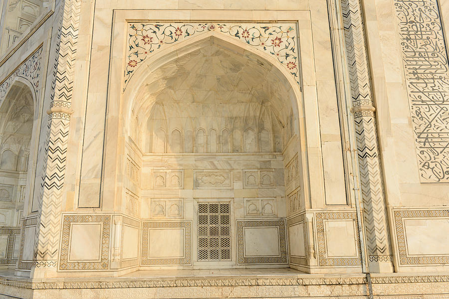 Taj Mahal Door Photograph by Brandon Bourdages