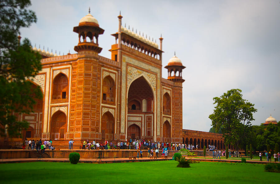 Taj Mahal Front Gates - India Photograph by Matthew Onheiber