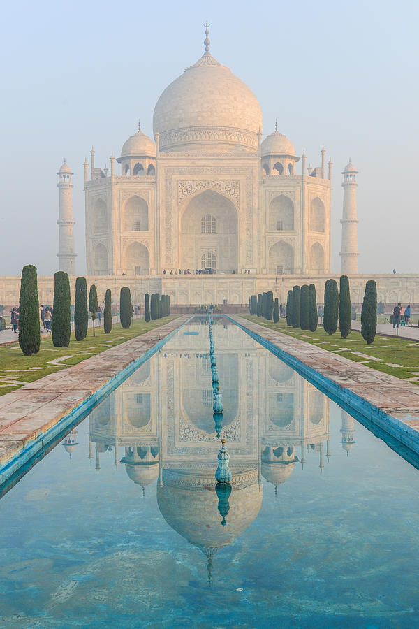 Taj Mahal in Agra India Photograph by Brandon Bourdages