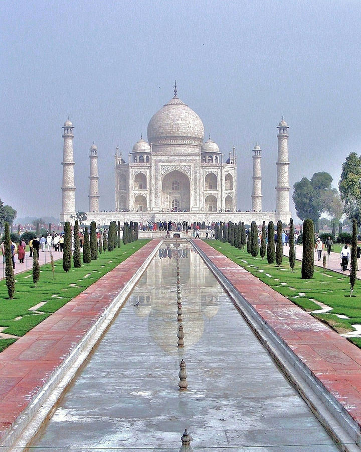 Taj Mahal Photograph by Kim Bemis