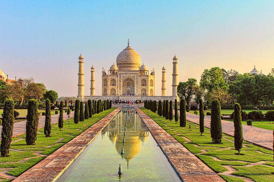 Taj Mahal Photograph By Leon Roland - Fine Art America