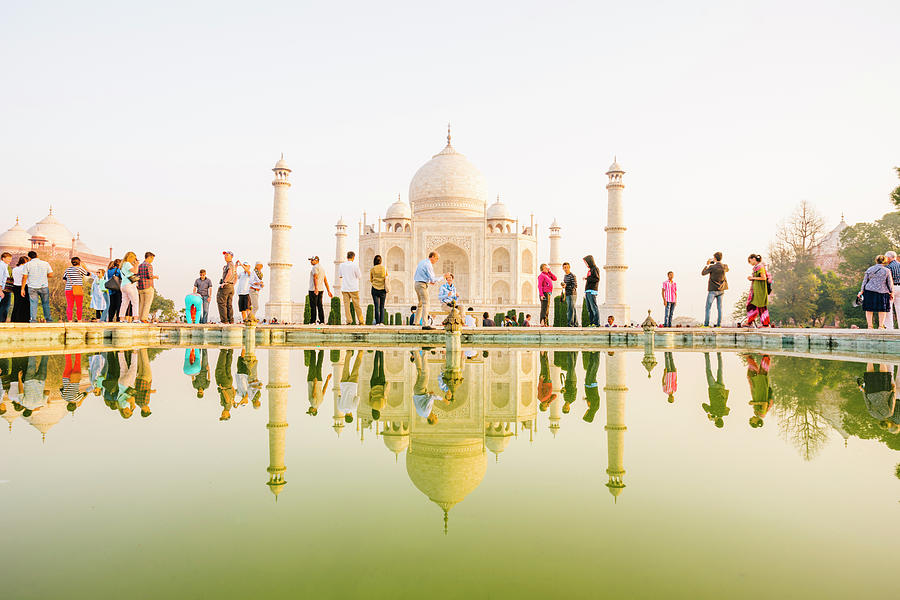 Taj Mahal Reflection Photograph by Urbancow