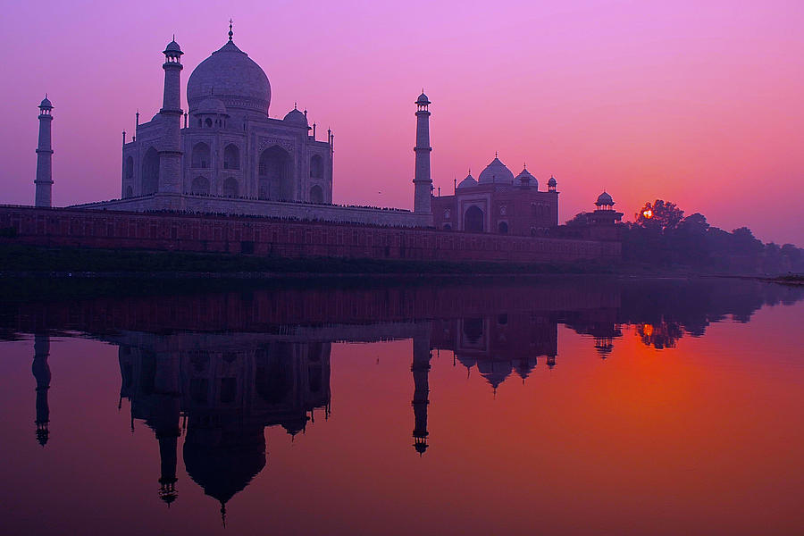 Taj Mahal Sunset Wallpaper