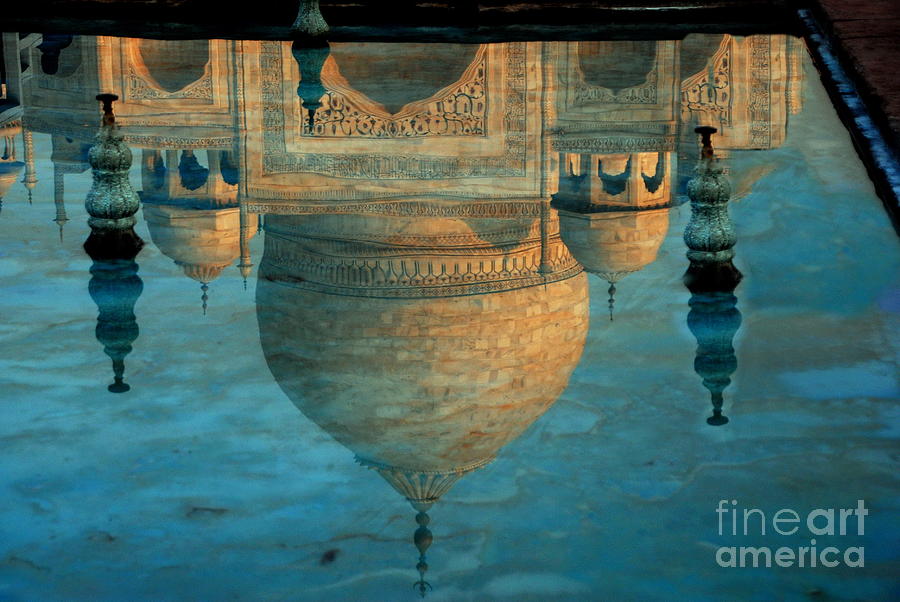 Taj Reflection Photograph by Jacqueline M Lewis