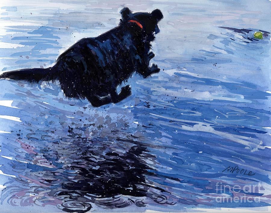 Labrador Retriever Painting - Take Flight by Molly Poole