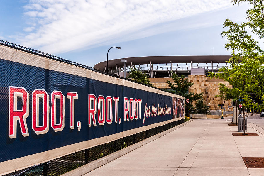 Minnesota Twins Photograph - Take Me Out to Target Field by Tom Gort