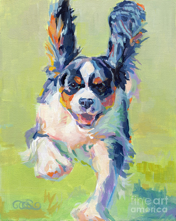 Dog Painting - Taking Flight by Kimberly Santini