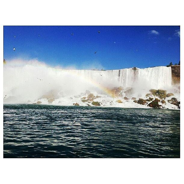 Niagarafalls Photograph - Taking The Maid Of The Mist Boat Ride by Dorcas Pang