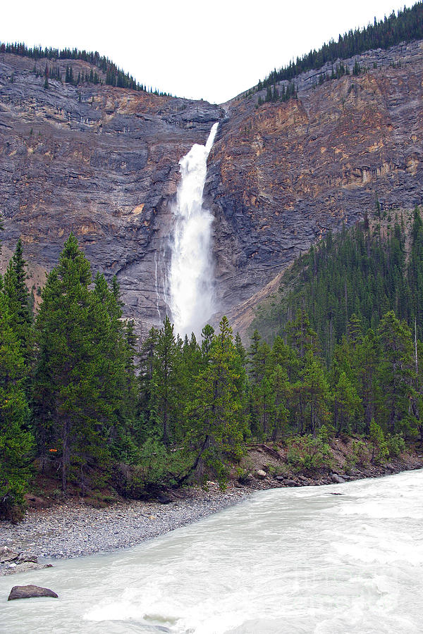 Banff National Park Photograph - Takkakaw Falls by Deborah Bowie