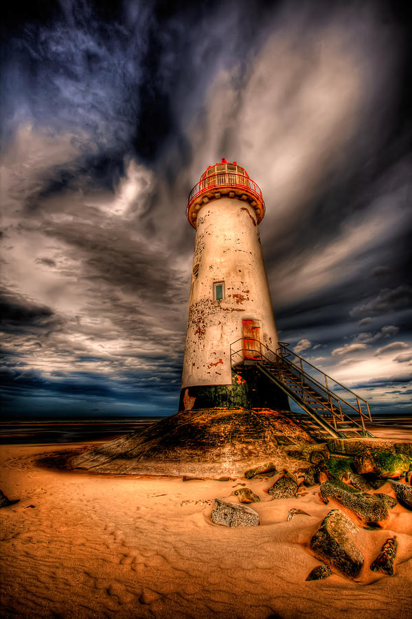 Architecture Photograph - Talacre Lighthouse by Adrian Evans