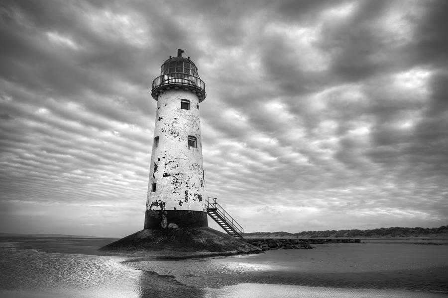 Talacre Lighthouse Monochrome Photograph by Christine Smart - Fine Art ...