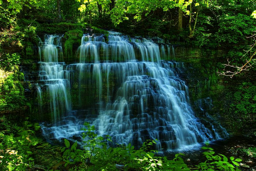 Waterfall Photograph - Talcott Falls by Dave Files