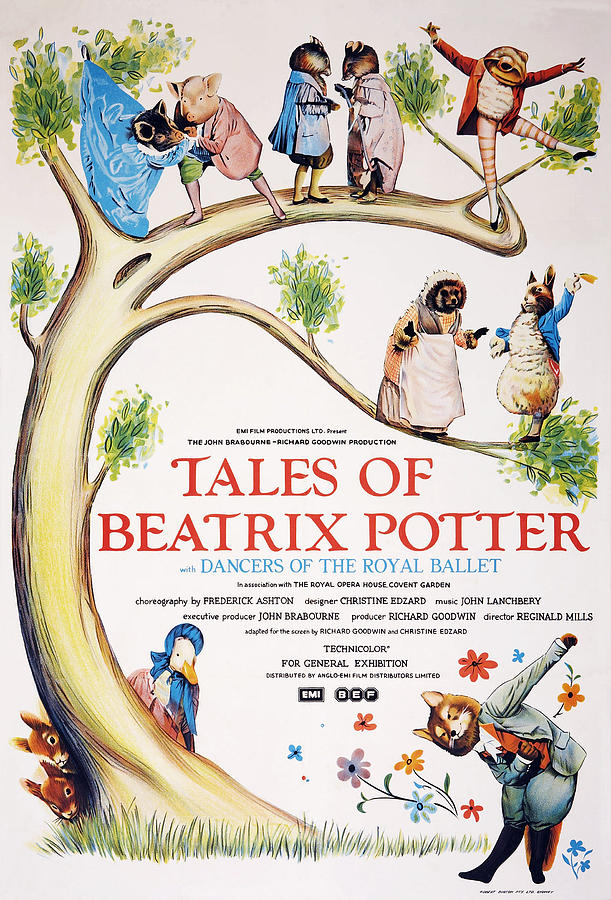 Peter Rabbit Photograph - Tales Of Beatrix Potter, Top L-r by Everett
