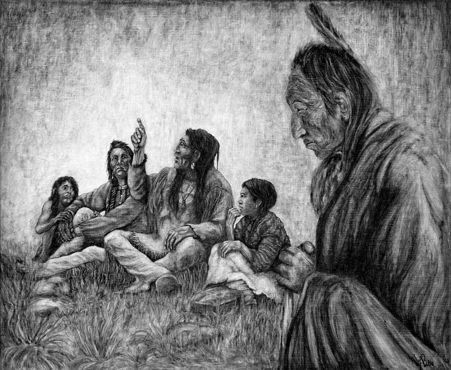 Tales Passed On Drawing by Erich Grant