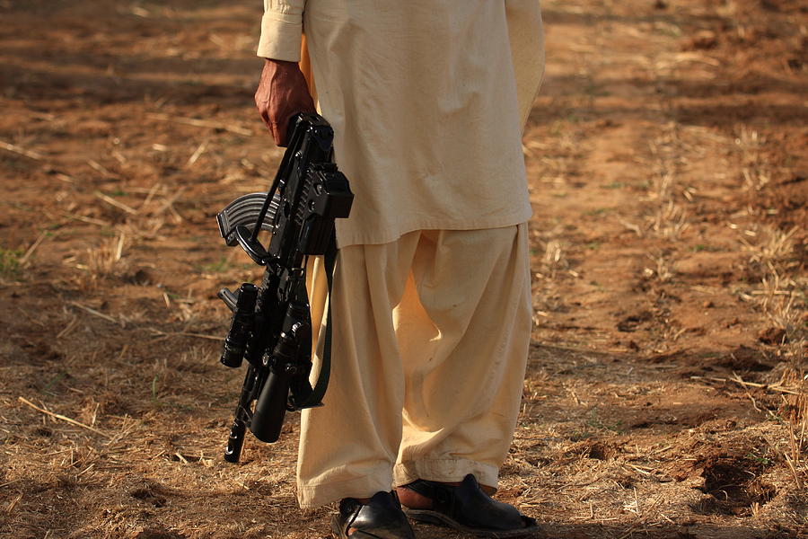 Taliban carrying a gun Photograph by Tahreer Photography
