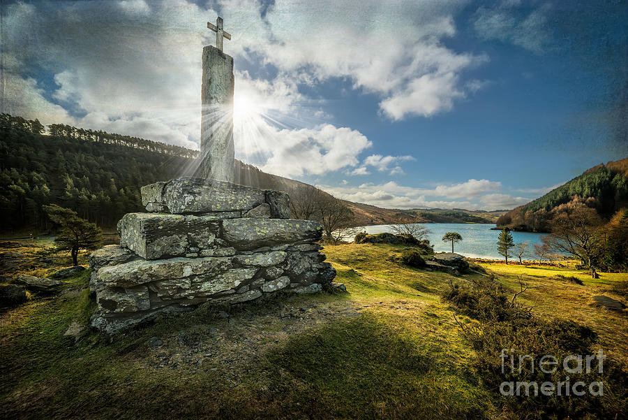 Taliesin Monument Geirionydd Lake Photograph by Adrian Evans