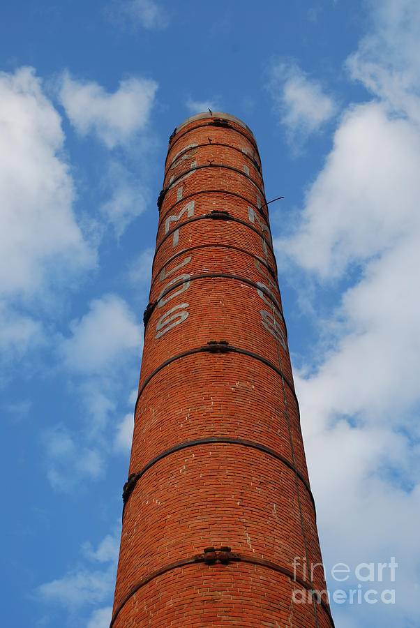 Tall Brick Chimney Photograph By Luis Alvarenga Fine Art America