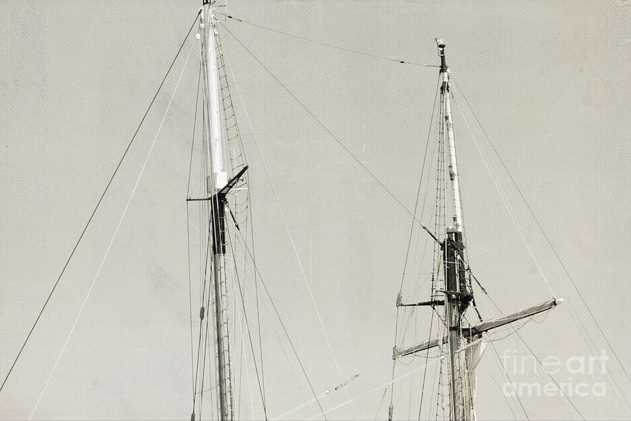 Tall Ship at Dock Photograph by Barbara Bardzik