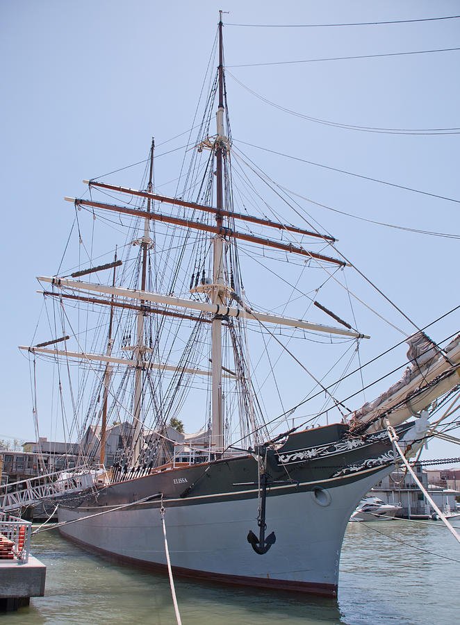 Tall Ship Elissa - Galveston Texas Photograph by John Black