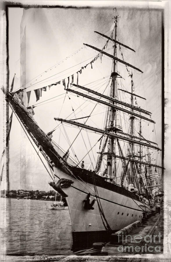 Tall ship Photograph by Fran Woods