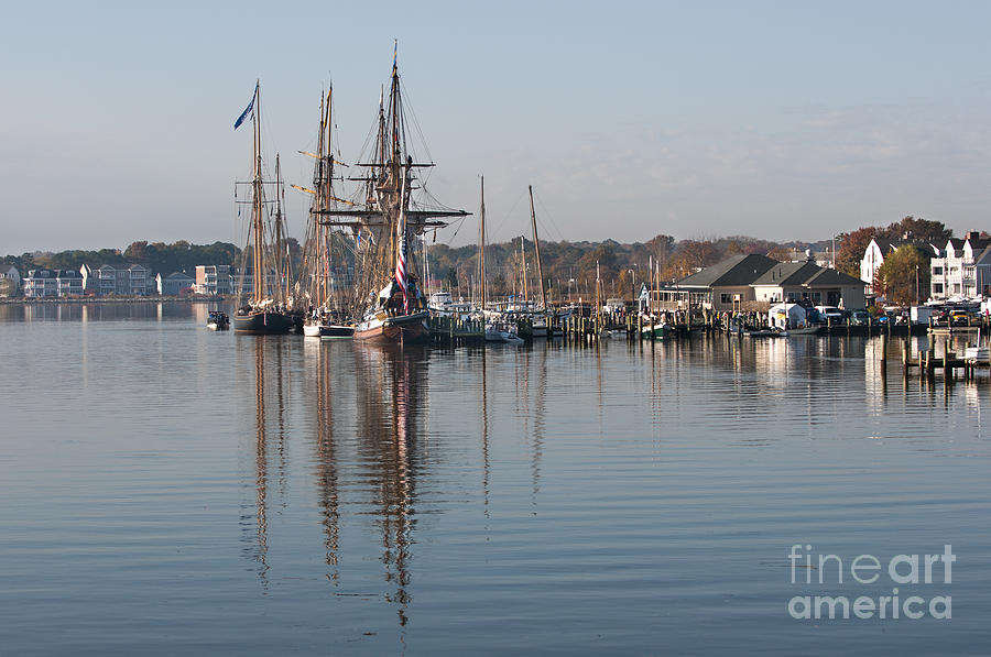 2013 Photograph - Tall Ship Reflection b by Lauren Brice 2013 Photograph - Tall Ship Reflection b by Lauren Brice