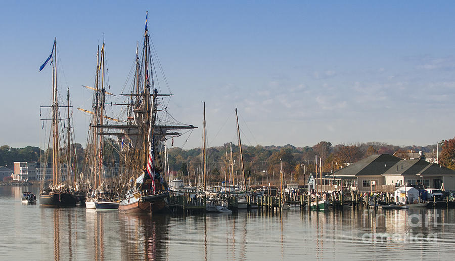 2013 Photograph - Tall Ship Reflection by Lauren Brice 2013 Photograph - Tall Ship Reflection by Lauren Brice
