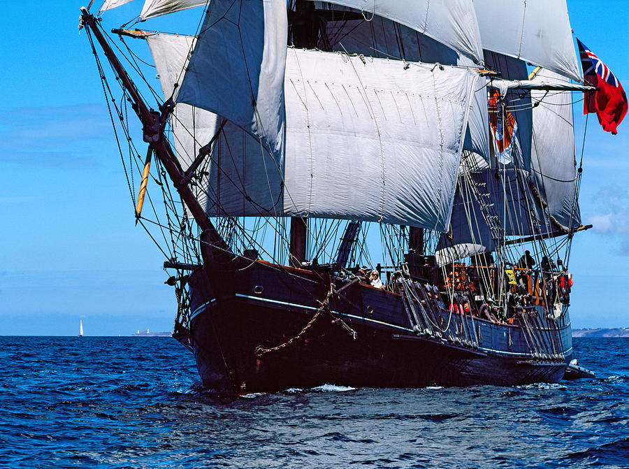 Tall Ship Regatta In The Baie De Photograph by Panoramic Images Fine